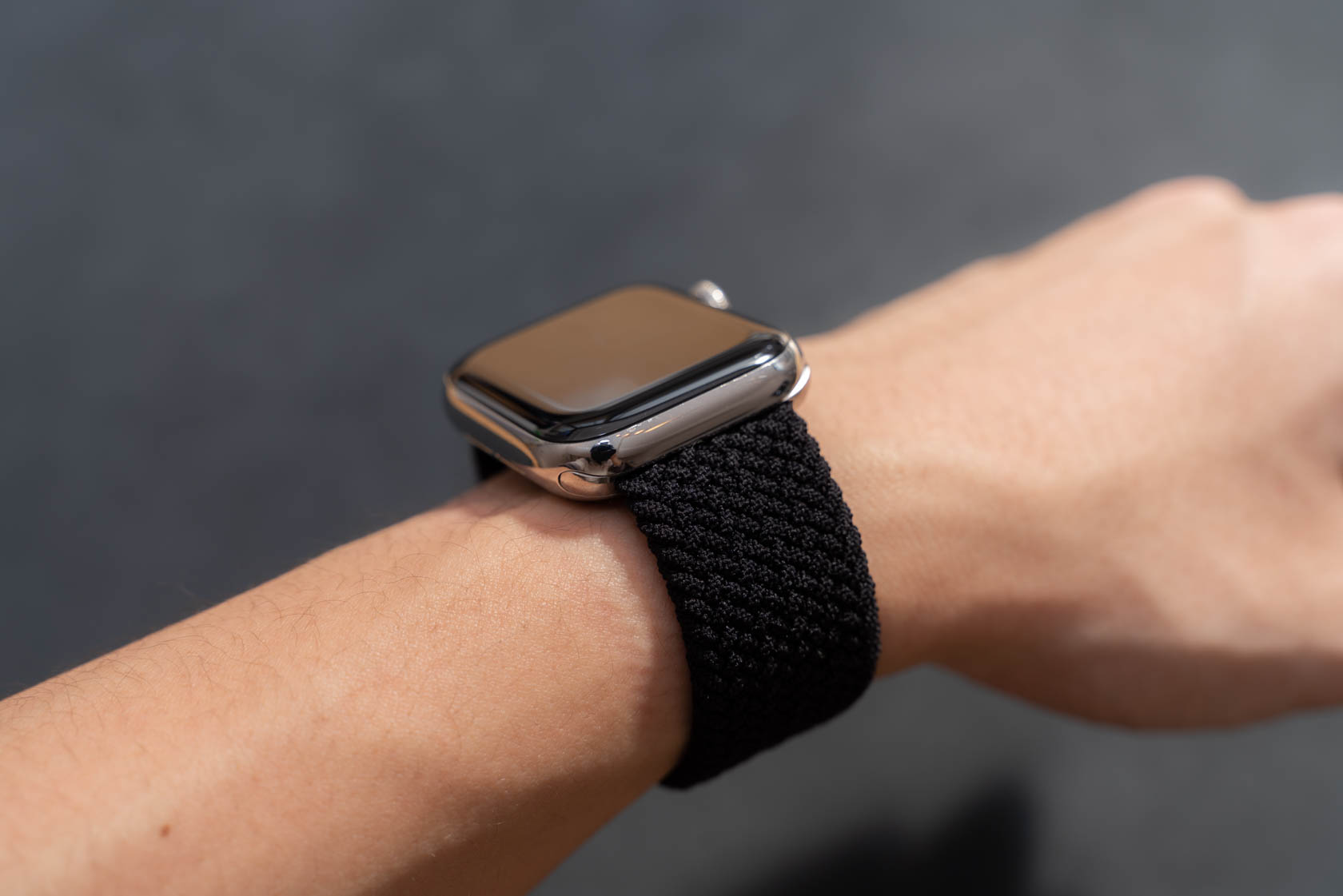 Apple Watch ブレイデッドソロループ Black Unity 45mm - その他