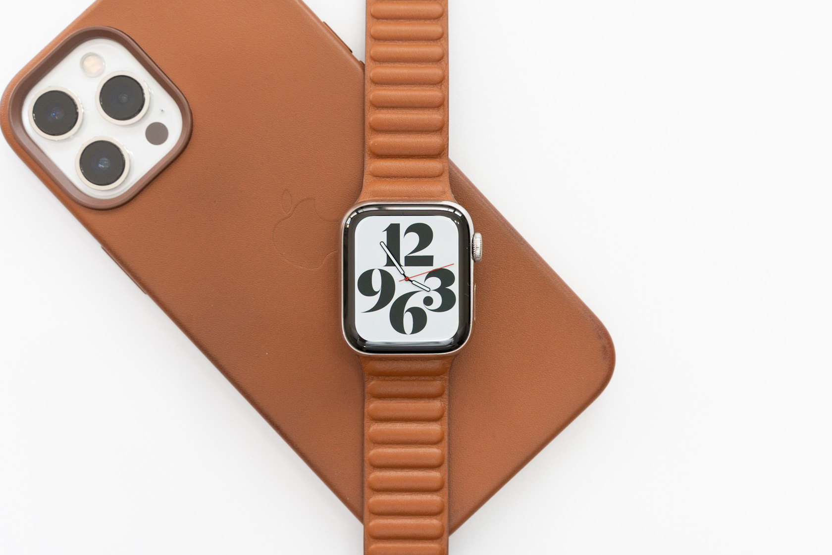 Apple Watch 純正 サドルブラウンレザーリンク-